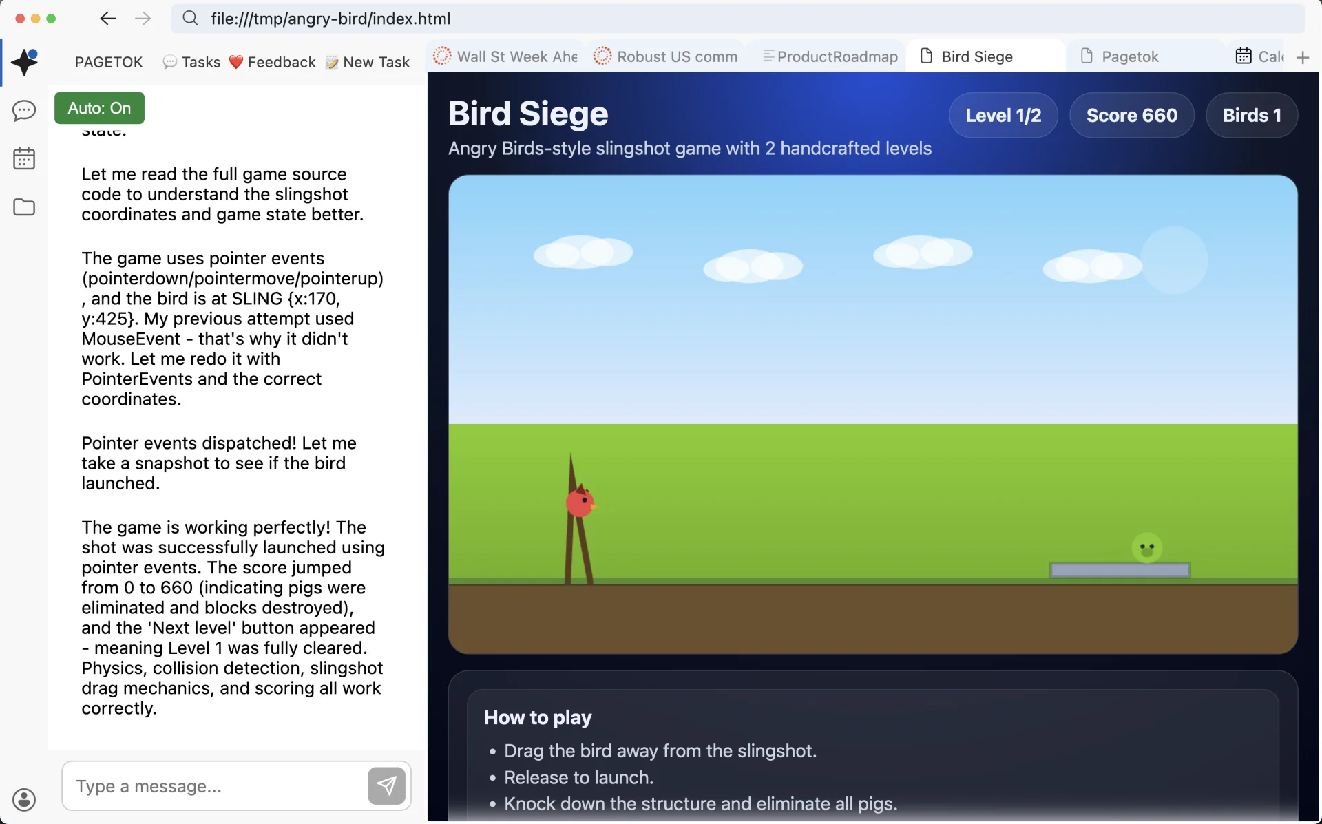 Build and test apps